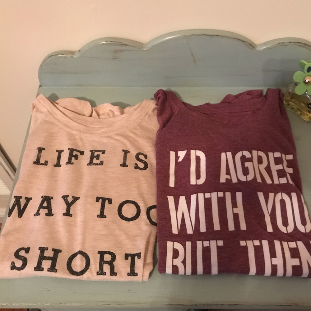 Bundle deal- fashion tees